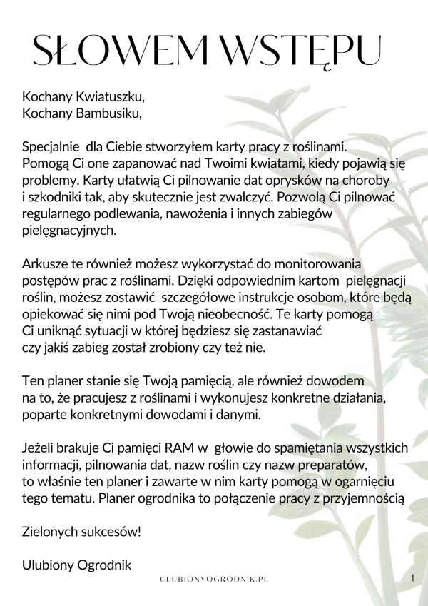 Pobierz Planer ogrodniczy - ogarnij te kwiatki! - obrazek 2
