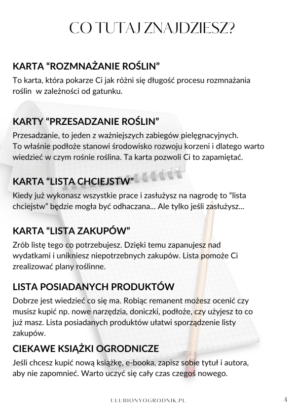 Pobierz Planer ogrodniczy - ogarnij te kwiatki! - obrazek 5