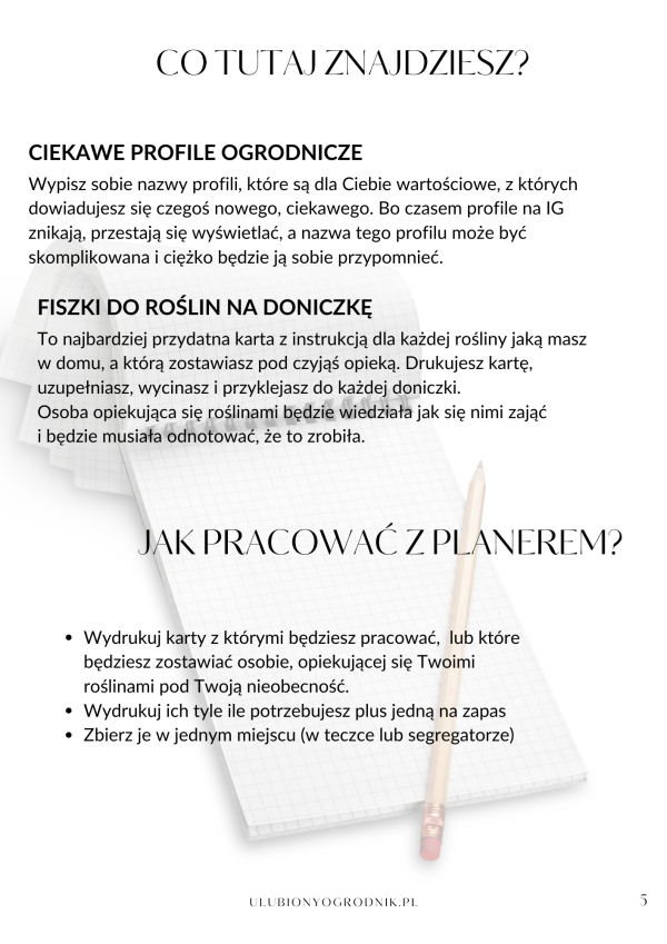 Pobierz Planer ogrodniczy - ogarnij te kwiatki! - obrazek 6